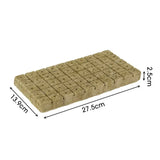 500/50Pcs Planting Sponge Rock Cotton Starter Plugs Hydroponic Grow Media Cube Plant Propagation Grow Cubes Home Garden Supplies