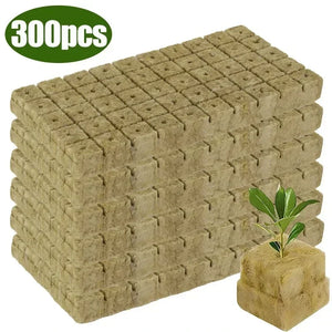 Stonewool Hydroponic Grow Media Cubes Plant Cube Soilless Substrate Seeded Planting Spong Plug Seedling Block Garden Tools