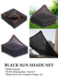 30~90% Anti-UV Black HDPE Sunshade Net Garden Succulent Plant Shading Net Outdoor Swimming Pool Cover Sun Shade Net