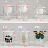 Lazy Flower Pot Automatic Water-Absorbing Flowerpot Transparent Plastic Self Watering Planter Plants Nursery Pods Flower Pot FU