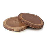 Acacia Cutting Board with Live Edge Bark Creative Natural Tree Stump Irregular Shape Kitchen Chopping Block Cheese Boards