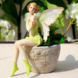 Resin Elf Angel Ornaments Decorative Figurines for Home and Office