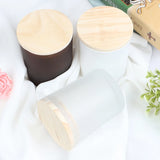 Candle Cup Environmentally Soybean Candle Glass Bottle with Wooden Lid Scented Candlesbirthday Candle Candle Jars Decoracion