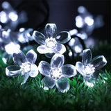 Water Droplets Solar String Lights Led Waterproof Outdoor Decoration Garland Fariy Lights Christmas Wedding Party Garden