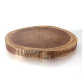 Acacia Cutting Board with Live Edge Bark Creative Natural Tree Stump Irregular Shape Kitchen Chopping Block Cheese Boards