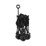 KILIROO Folding Wagon Trolley Cart (Black)